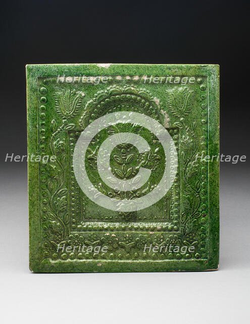 Stove Tile, Germany, c. 1600. Creator: Unknown.