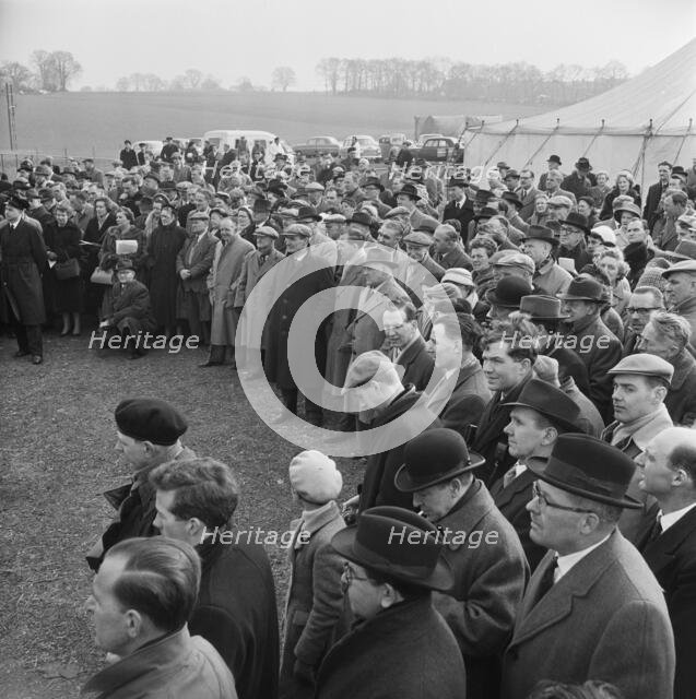 M1, Junction 10, Slip End, Central Bedfordshire, 24/03/1958. Creator: John Laing plc.