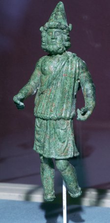 Roman bronze statuette of Vulcan found at Rainesse Farm, Catterick, Yorkshire. Artist: Unknown