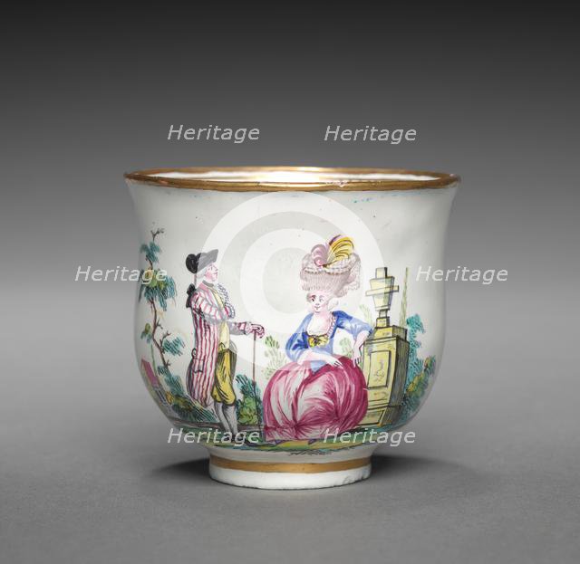 Cup and Saucer: Cup, mid-18th century. Creator: Unknown.