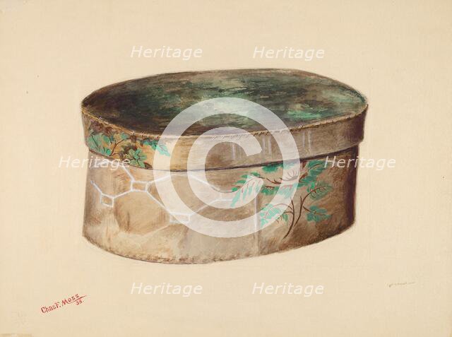 Small Hat Box, 1938. Creator: Charles Moss.