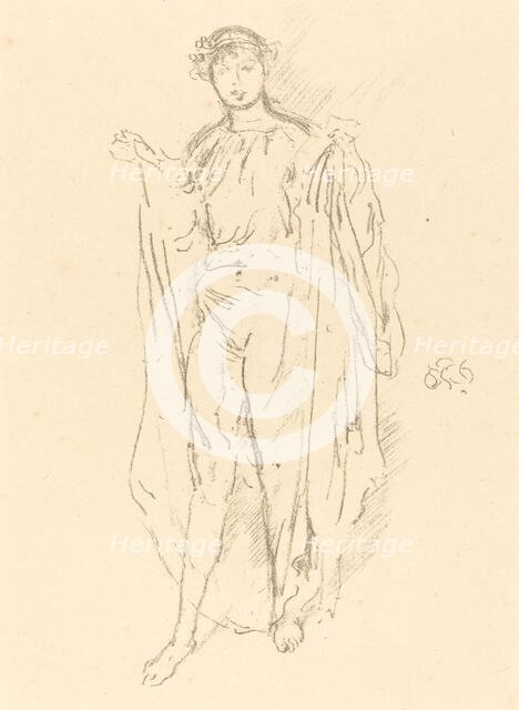 The Girl, c. 1891. Creator: James Abbott McNeill Whistler.