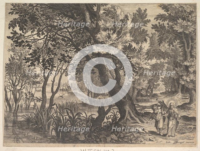 Landscape with Christ Tempted by the Devil.n.d. Creator: Aegidius Sadeler II.