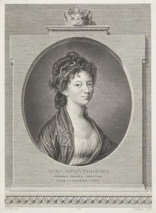 Maria Sophia Friederica, 1800. Creator: Johan Frederik Clemens.