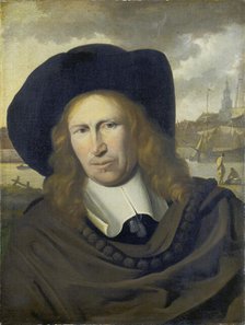 Portrait of a Man from the City of Emden, c1675-1680. Creator: Ludolf Backhuysen I.
