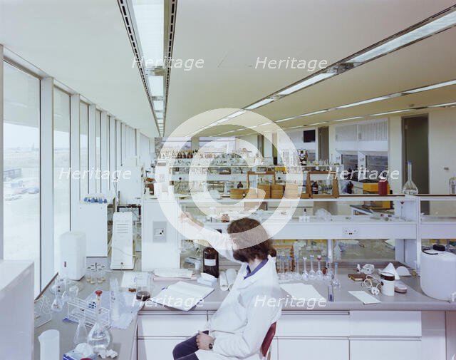 Napp Laboratories, Milton Road, Cambridge Science Park, Milton, Cambridgeshire, 06/09/1983. Creator: John Laing plc.