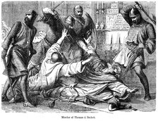 'Murder of Thomas a Becket', 1170. Artist: Unknown