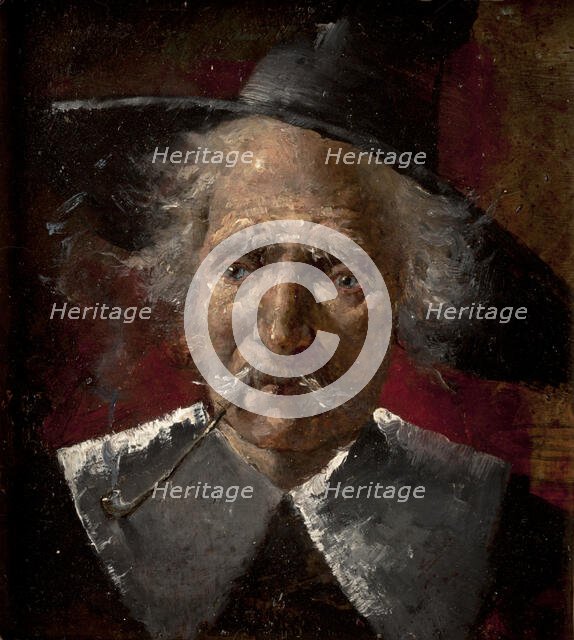 Head of an Old Man, c1885. Creator: Simeon Buchbinder.