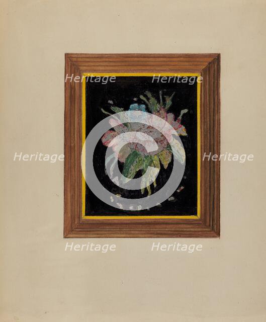 Tin Foil Flower (Painting), c. 1936. Creator: Florence Stevenson.