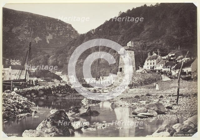 Lynmouth from the Sea, 1860/94. Creator: Francis Bedford.