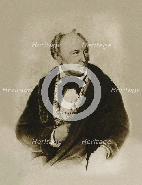 Portrait of the clarinetist Heinrich Joseph Baermann (1784-1847). Creator: Anonymous.