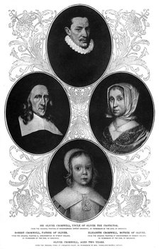 The Cromwell family, 1899. Artist: Unknown