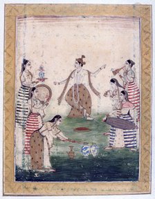 Vasanta Ragini, Ragamala Album, School of Rajasthan, 19th century. Artist: Unknown