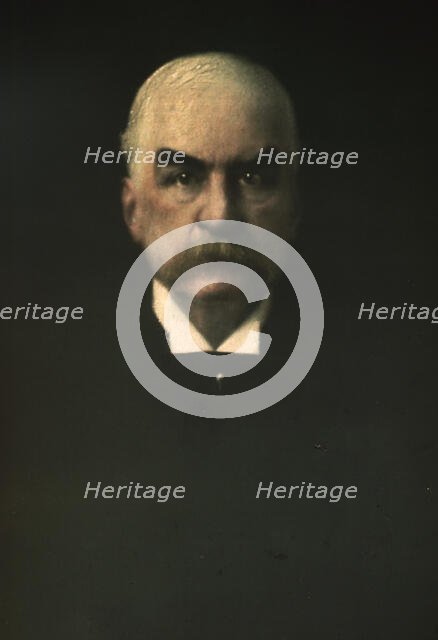 J.P. Morgan, between 1911 and 1913. Creator: Arnold Genthe.