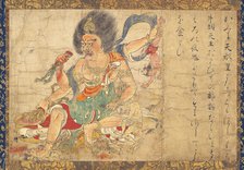 Tenkeisei, God of Heavenly Punishment (Part of the set of five hanging scrolls Extermination of Evil), 12th century. Artist: Anonymous  