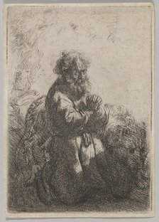 St. Jerome in Prayer, 1635. Creator: Rembrandt Harmensz van Rijn.