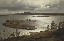 The Sandvik Fiord, 1879. Creator: Hans Fredrik Gude.