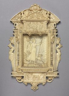 Framed Relief of Diana the Huntress, c. 1850. Creator: Unknown.
