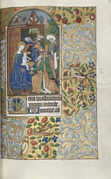 Book of Hours (Use of Rouen): fol. 64r, Adoration of the Magi, c. 1470. Creator: Master of the Geneva Latini (French, active Rouen, 1460-80).