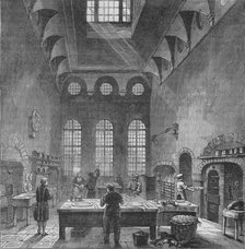 Kitchen of St James's Palace, Westminster, London, in the time of King George III, c1870 (1878). Creator: Unknown.