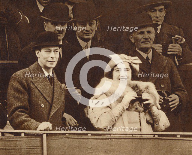 'Sharing a Joke at Aintree', 1937. Creator: Unknown.
