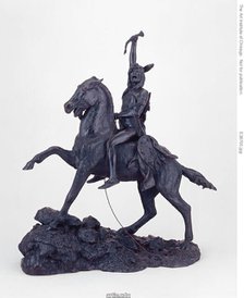 The Scalp Lock, Modeled 1898, cast after 1916. Creator: Frederic Remington.