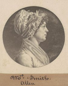 Mrs. Smith, 1801. Creator: Charles Balthazar Julien Févret de Saint-Mémin.