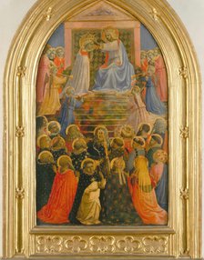 The Coronation of the Virgin, ca 1430. Creator: Angelico, Fra Giovanni, da Fiesole (ca. 1400-1455).