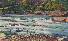 'Rapid Waters, Cherokee Park', 1942. Artist: Caufield & Shook.