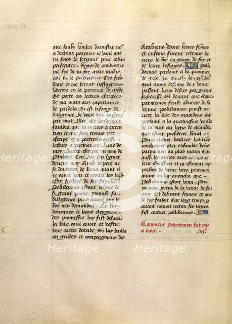 Text Page, about 1470-1475. Creator: Unknown.