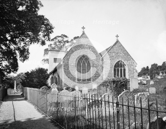 St Peter's Church, Caversham, Reading, Berkshire, 1885. Artist: Henry Taunt