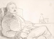 A Man Holding a Glass, c1830s. Creator: John Phillip.