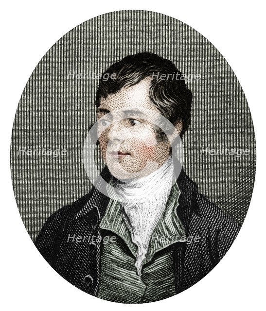 Robert Burns, Scottish poet, 1877. Artist: Unknown.