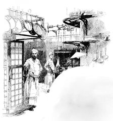 The Kitchen, Carlton Club, 1890. Creator: Unknown.