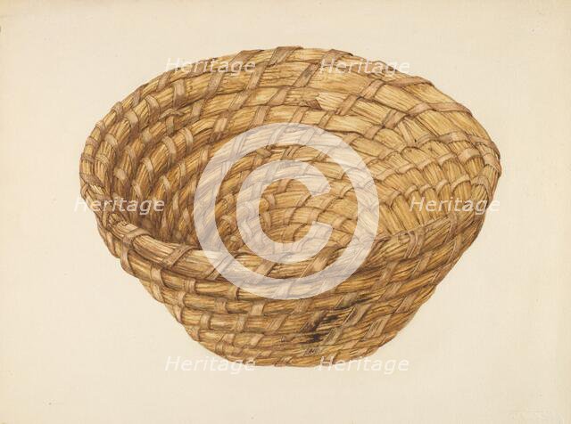 Bread Basket, c. 1938. Creator: Alfonso Moreno.