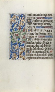 Book of Hours (Use of Rouen): fol. 46v, c. 1470. Creator: Master of the Geneva Latini (French, active Rouen, 1460-80).