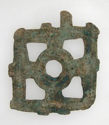 Openwork Plaque, Frankish, last half of 6th and first half of 7th century. Creator: Unknown.