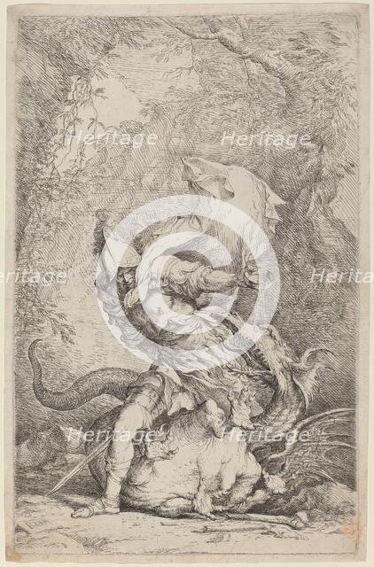 Jason and the Dragon, c. 1663/1664. Creator: Salvator Rosa.