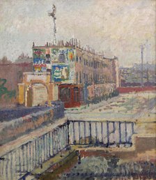 Hampstead Road, Camden Town, 1910. Creator: Spencer Gore.