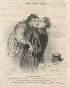 Un triomphe d'avocat, 19th century. Creator: Honore Daumier.