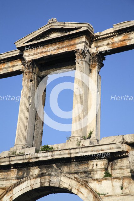 The Arch of Hadrian, Athens, Greece. Artist: Samuel Magal