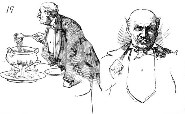 An English Christmas in Paris, drawn by A. Forestier, 1883.  Creator: Unknown.