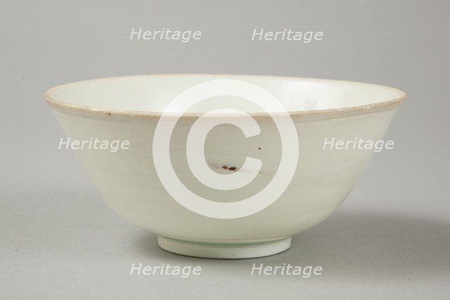 Qingbai glazed deep bowl, Yuan dynasty (1279-1368). Artist: Unknown.