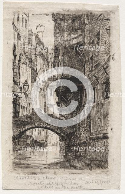 Ponte del Pistor. Creator: Otto H. Bacher (American, 1856-1909).