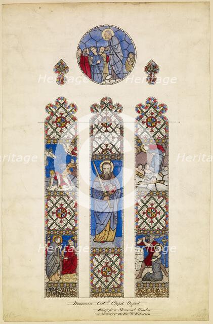 Scenes From the Life of St Paul, 1862. Creator: Philip Webb.