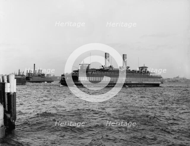Municipal ferry, City of New York, (1908?). Creator: Unknown.