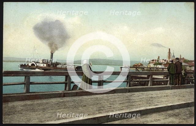Irkutsk: Steam Ship "Buriat", 1904-1914. Creator: Unknown.