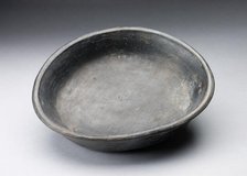 Blackware Plate, A.D. 1000/1400. Creator: Unknown.
