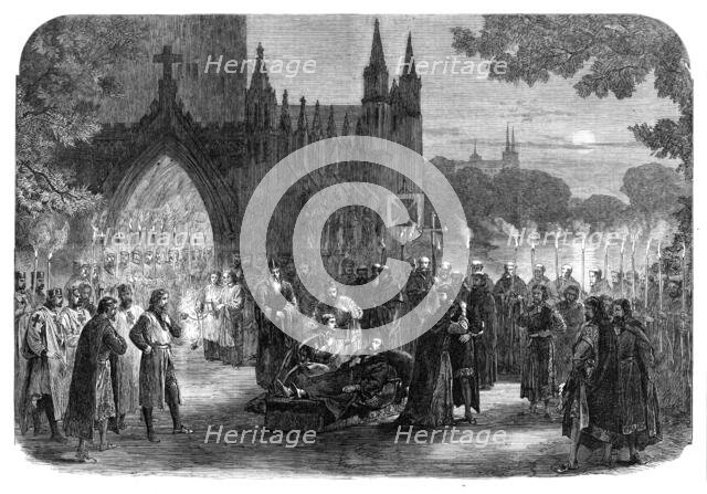 Scene from "King John", at the Drury Lane Theatre, 1865. Creator: Unknown.