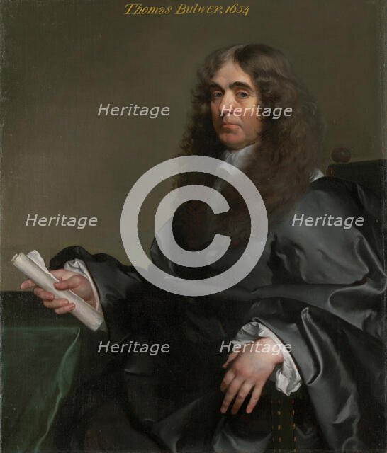 Portrait of Thomas Bulwer, 1654. Creator: Gerard Van Soest.